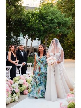 Blue maxi gown